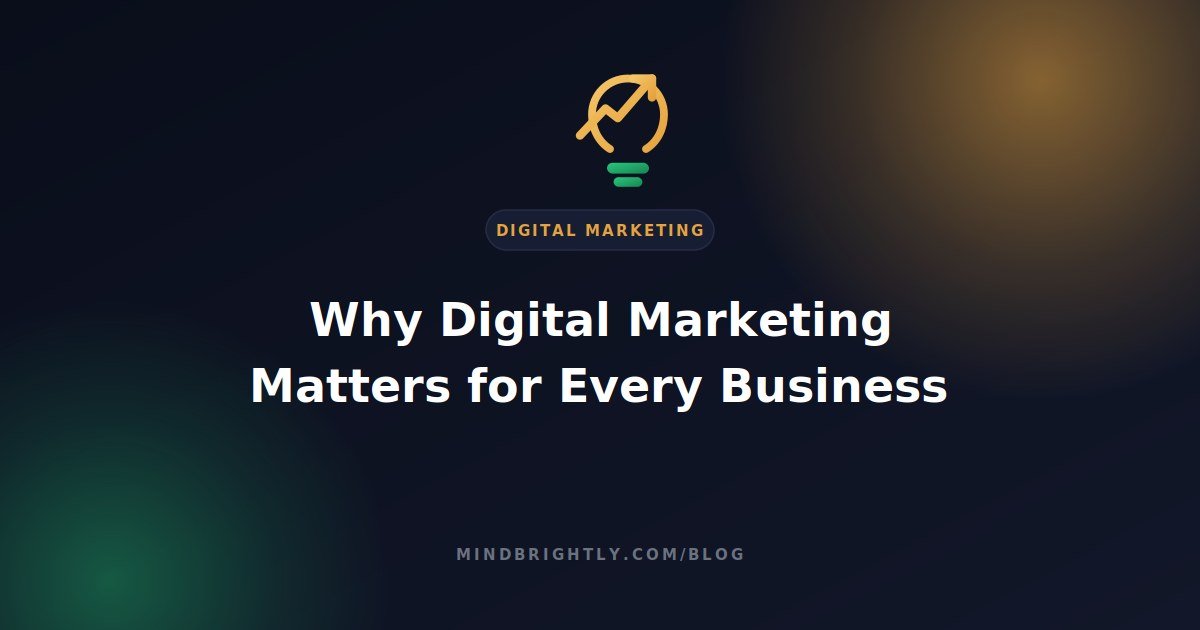Why digital marketing is important for every business today